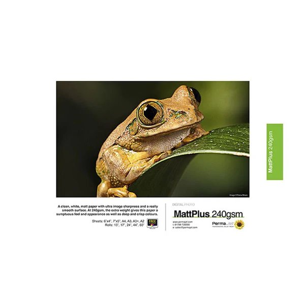 Permajet Matt Plus 240gsm Photo Paper 7x5 Inches, 100 Sheets