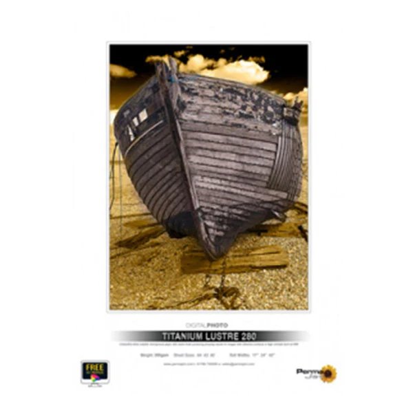 Permajet Titanium Lustre 280 Metallic Printing Paper A3 Plus - 25 Sheets