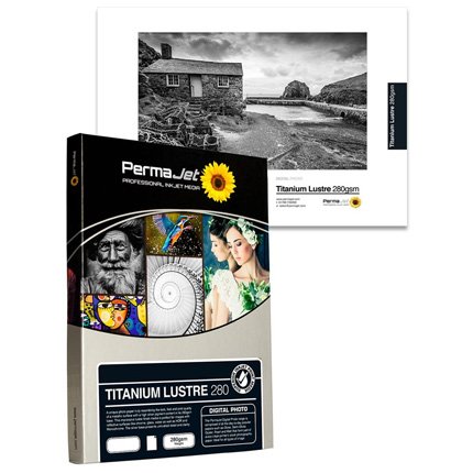 Permajet Titanium Lustre Metallic 280 Photo Paper A2 - 25 Sheets