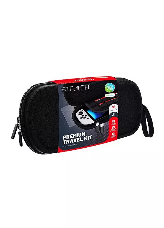 STEALTH Premium Travel Kit (S2-PTK) for Nintendo Switch 2 with Case, Screen Protector and Cable