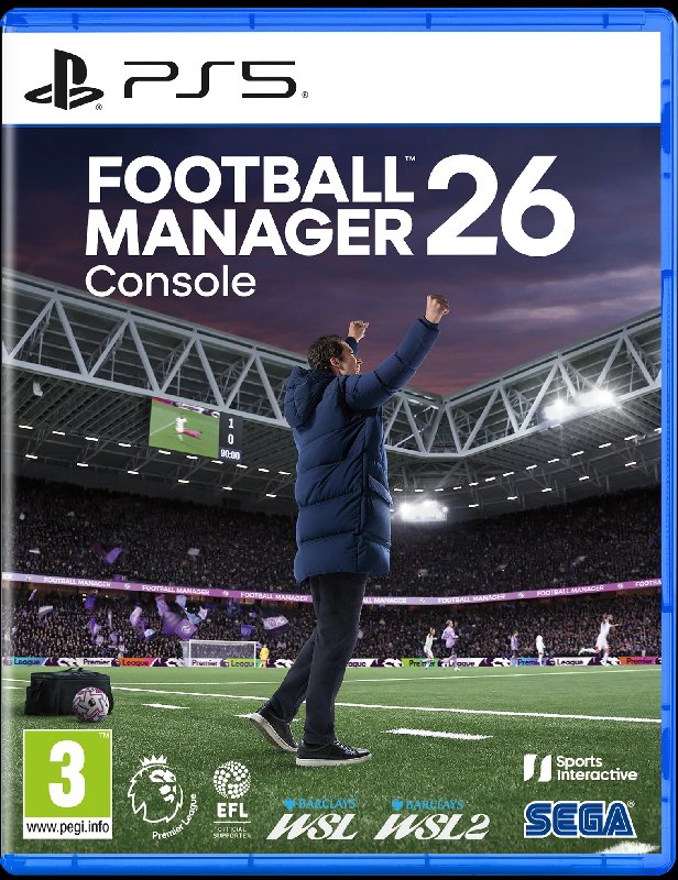 Football Manager 26 PS5 Game Physical Disc