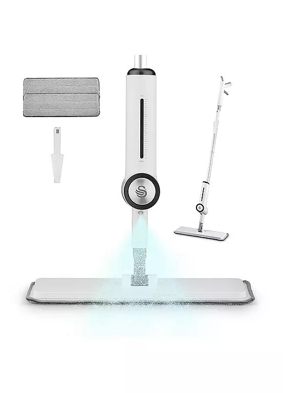 Swan Elevate 2-in-1 Flat Spray Mop with Refillable 220ml Anti-Leak Bottle