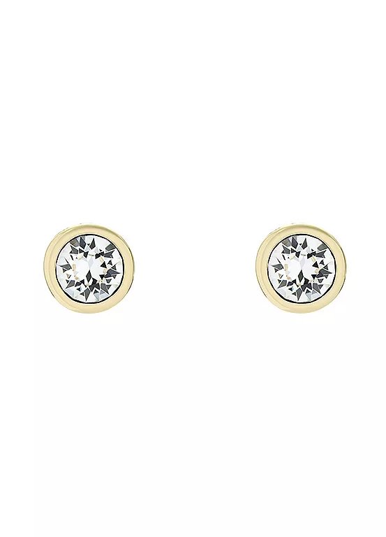 Ted Baker Sinaa Crystal Stud Earrings with Gold-Tone Plating and Clear European Crystal