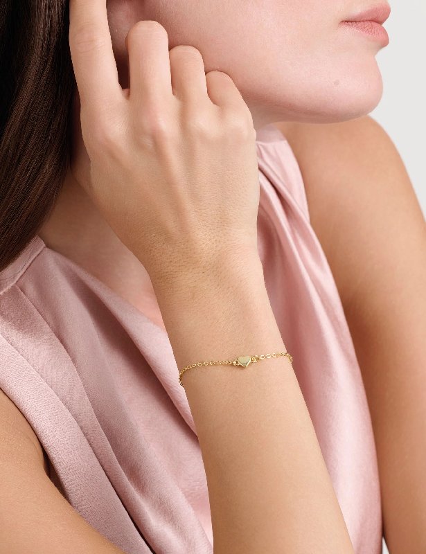 Ted Baker Harsaa Tiny Heart Adjustable Bracelet in Gold Tone