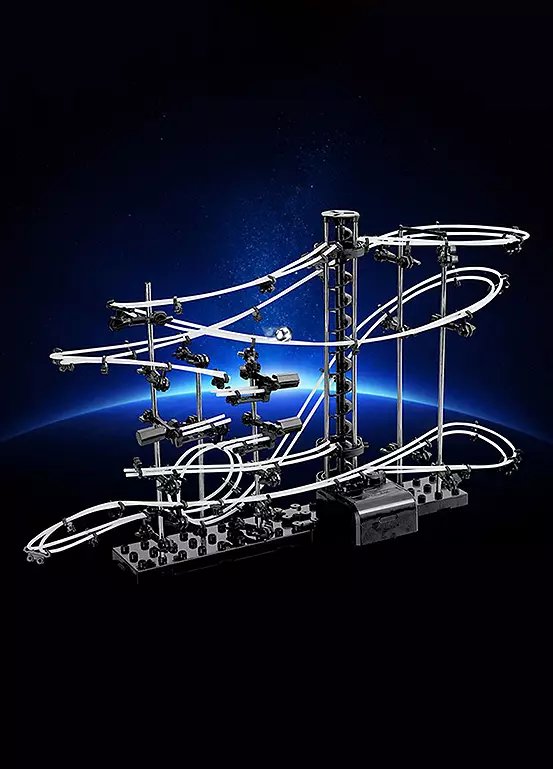 Menkind Space Rail Build-It-Yourself Marble Roller Coaster Kit