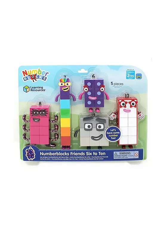 Learning Resources Numberblocks Friends Six to Ten Figures 5-Piece Set