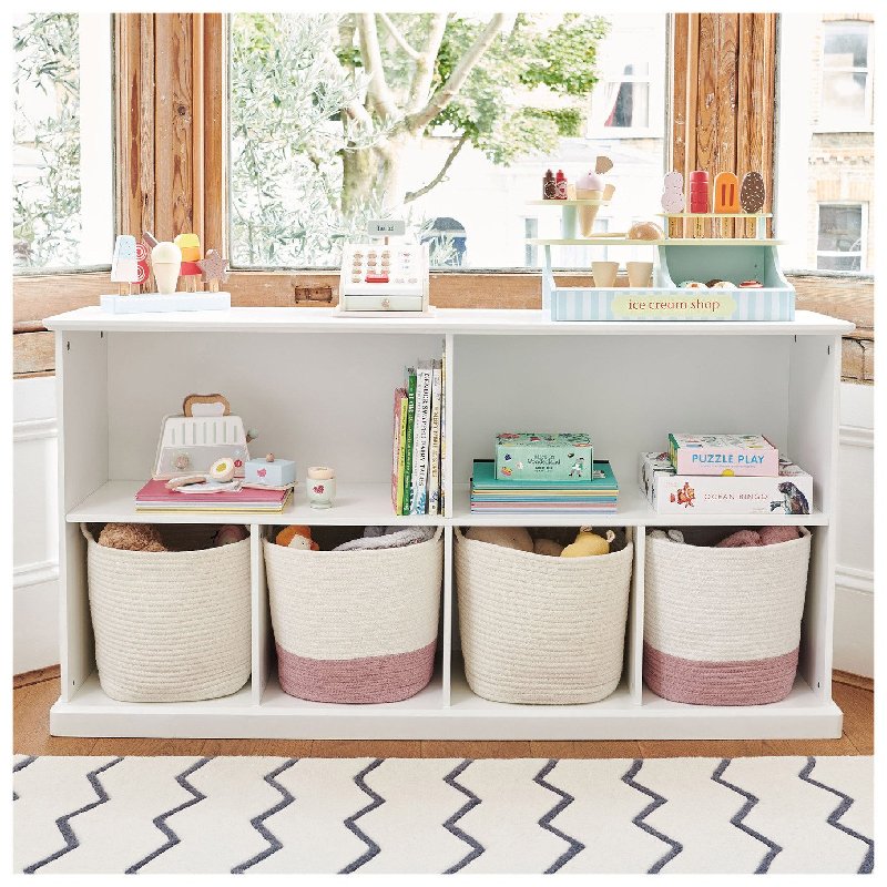 Great Little Trading Company Abbeville Storage Shelf - White, 134cm Wide