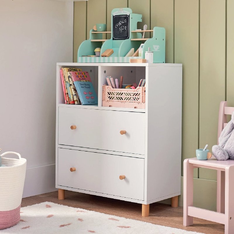 Great Little Trading Company Bloomsbury 2 Drawer Chest in White