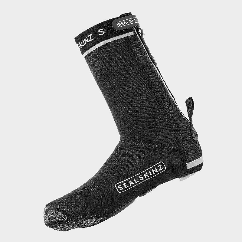 Sealskinz Men’s Caston All Weather Open Sole Cycle Overshoe, Black