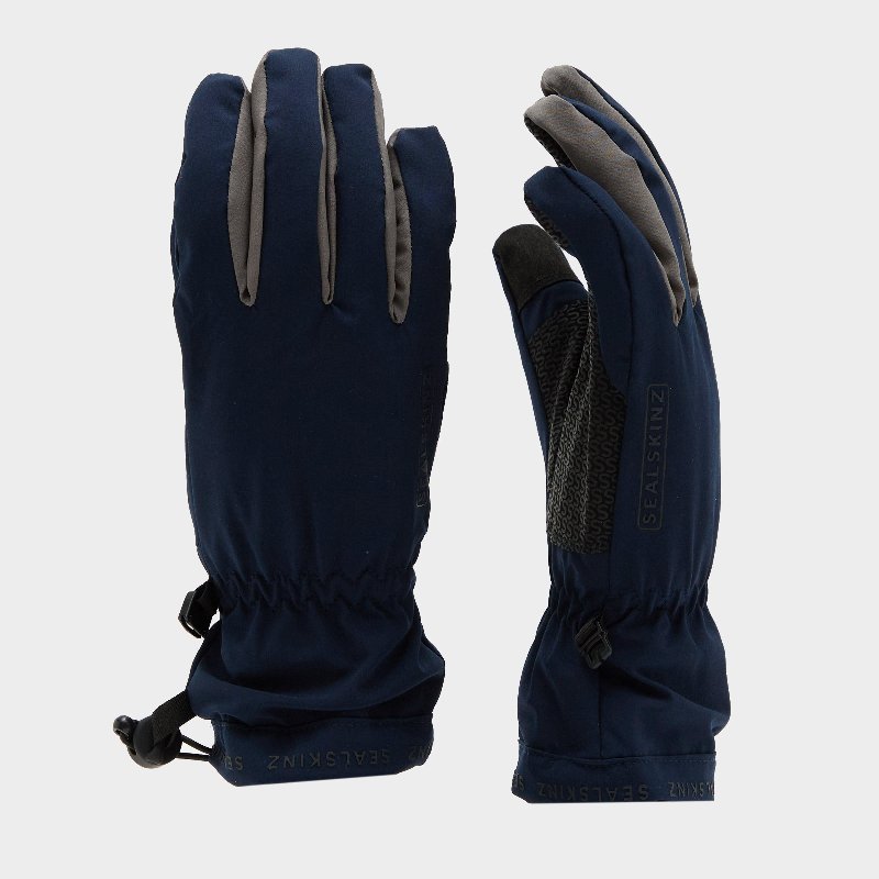 Sealskinz Drayton Waterproof Lightweight Gauntlet Gloves - Navy