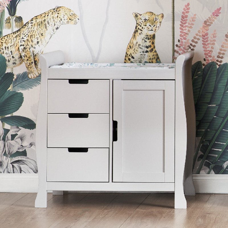 Obaby Stamford Closed Changing Unit in Warm Grey
