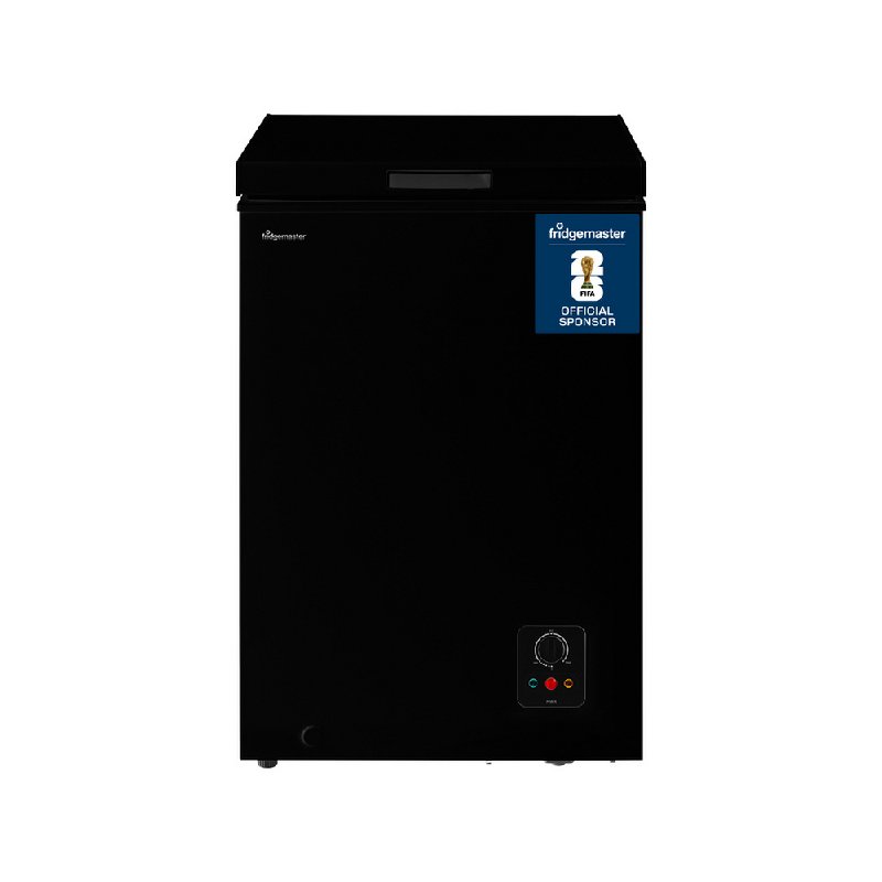 Fridgemaster MCF96EB 95L Freestanding Chest Freezer in Black