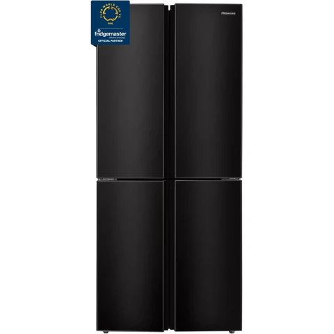 Fridgemaster MQ79394EB Black American Fridge Freezer - 427L Capacity