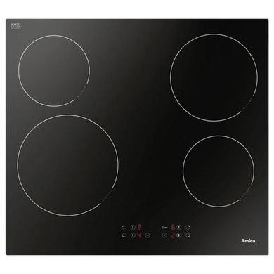 Amica ACH6420FR Black 4 Zone Ceramic Hob with 9 Power Levels