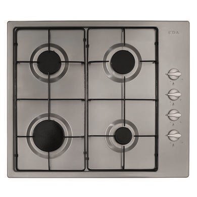 CDA HG6151SS Stainless Steel 4 Burner Gas Hob with Side Controls