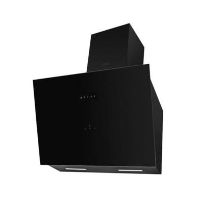 CDA EGA60BL 60cm Angled Chimney Cooker Hood with Gesture Control - Black