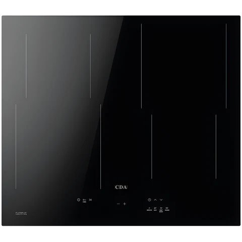 CDA HN6013FR Black 4-Zone Induction Hob with 59cm Width