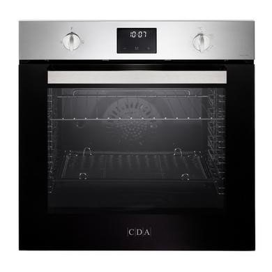 CDA SG121SS 60cm Single Built-In Gas Oven, Stainless Steel, 70L Capacity