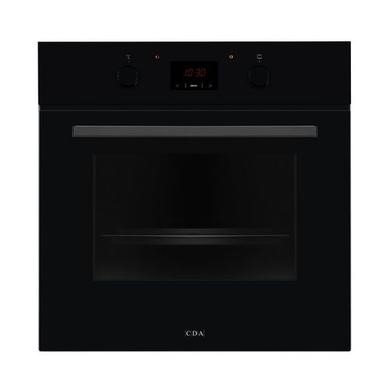 CDA SC030BL 65L Single Oven in Black with Steam Clean Function
