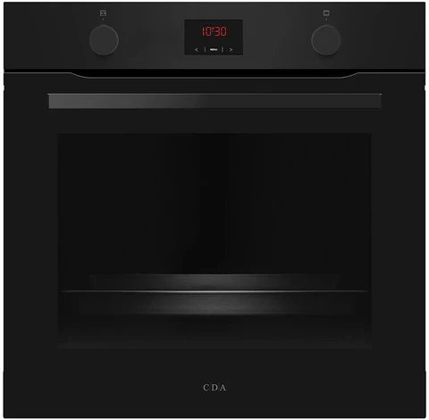 CDA SC035BL Black 77L Built-In Electric Single Oven with Airfry Function