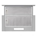 CDA CTE62SS 60cm Telescopic Canopy Cooker Hood in Silver - Refurbished Grade A1