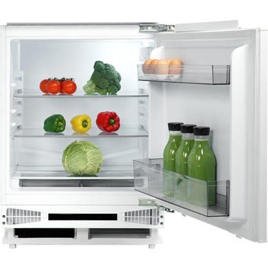 CDA FW224 White Integrated Larder Fridge, 135 Litre Capacity, F Energy Rating