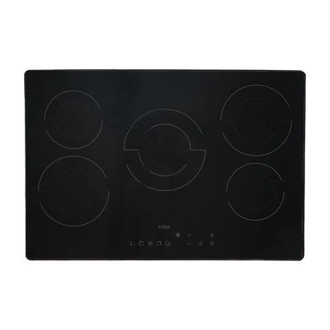 CDA SCC070FR Black 70cm 5 Zone Ceramic Hob with Touch Controls