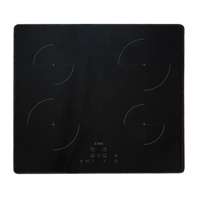 CDA SCN060FR Black 4-Zone Induction Hob with Touch Control