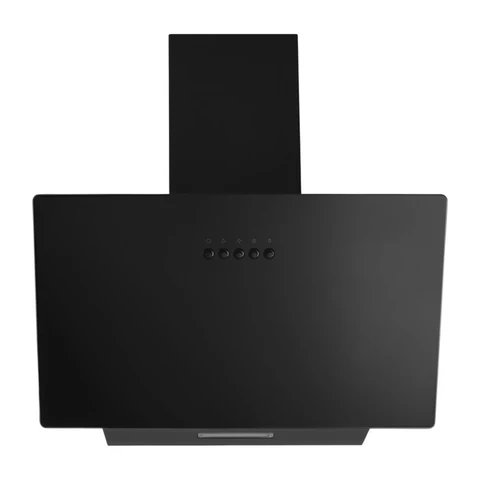 CDA SCAG60BL Black 60cm Angled Chimney Extractor Hood - A Energy Rated