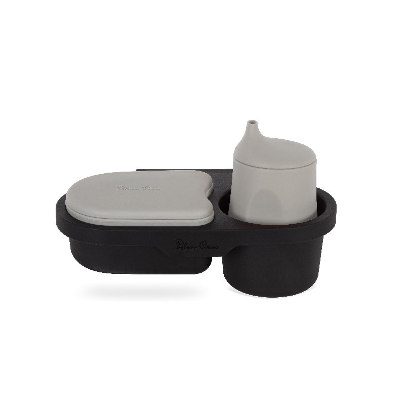 Silver Cross Universal Snack Tray with Silicone Beaker and Pot