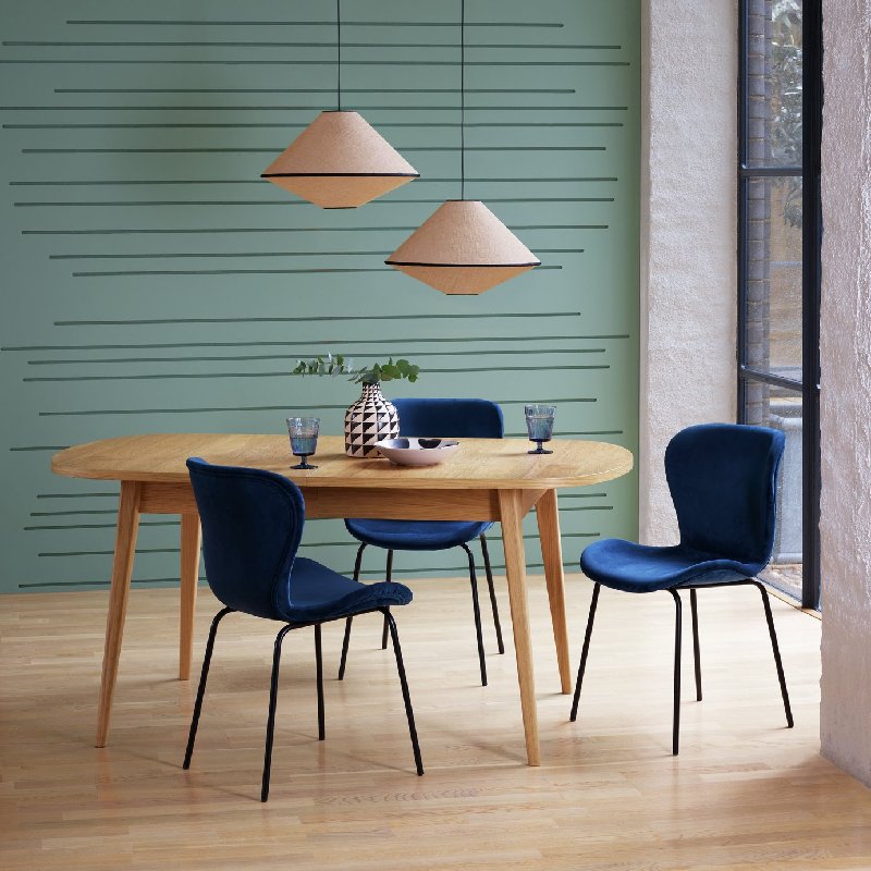 Habitat Etta 6-8 Seater Oak Extending Dining Table - Natural Oak Veneer