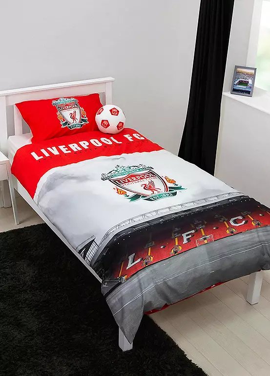 Liverpool FC You'll Never Walk Alone Single Duvet Cover and Pillowcase Set
