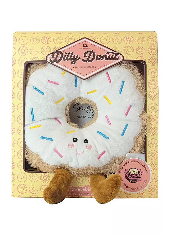 Aroma Home Dilly Donut Snuggable Hottie with Lavender Scent