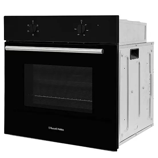 Russell Hobbs RHFEO7004B Built-In Single Electric Fan Oven, 70L Capacity, Black