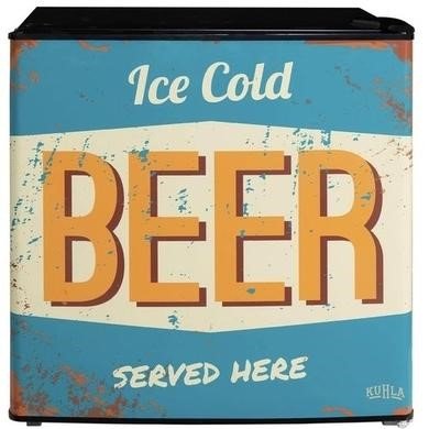 Russell Hobbs Kuhla Vintage Beer Design 45 Litre Table Top Fridge - Black