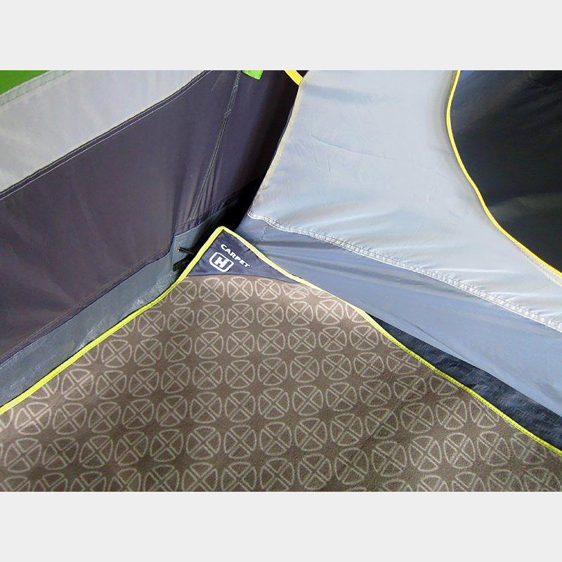 Hi-Gear Vanguard 8 Tent Carpet with Foam Midlayer, Soft Fleece Upper and Waterproof Base