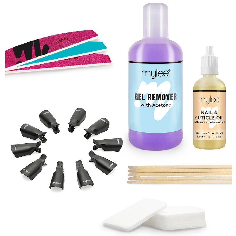 Mylee Get Soaked! Gel Polish Removal Kit with 250ml Remover and Accessories