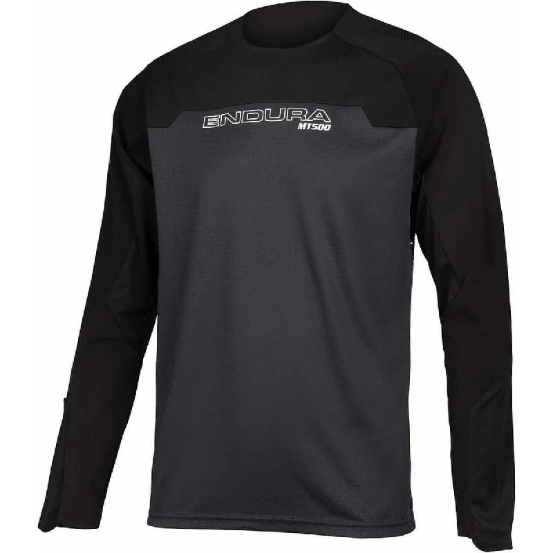 Endura MT500 Burner Long Sleeve Men's Cycling Jersey - Black