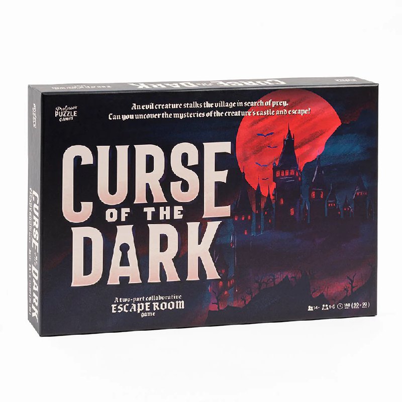 Professor Puzzle Curse of the Dark Escape Room Board Game