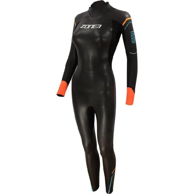Zone3 Aspect Wetsuit - Black/Blue/Orange