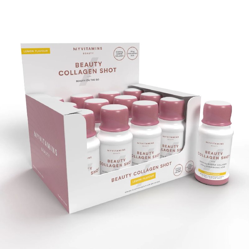 Myvitamins Collagen Beauty Shot, Coconut & Pineapple Flavour, 12 x 60ml