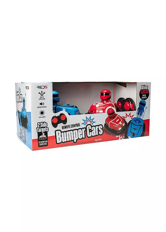 Menkind RED5 Radio Controlled Bumper Cars V2 Set with Ejecting Drivers