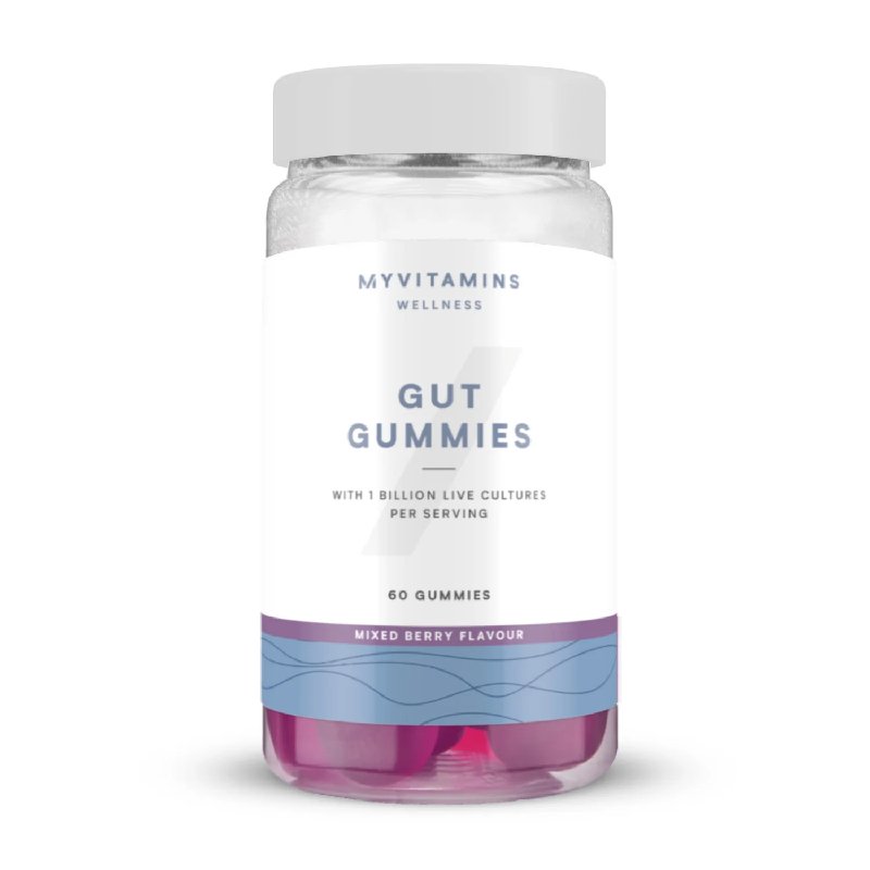 Myvitamins Gut Gummies Strawberry Flavour 1 Billion Live Cultures