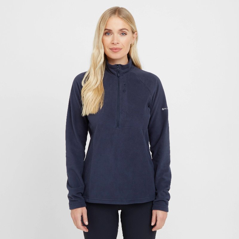 Montane Women's Calido Pull On Fleece - Navy