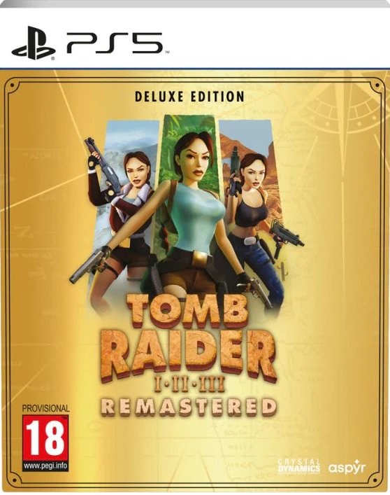 Tomb Raider I-III Remastered Starring Lara Croft - Deluxe Edition (PS5)