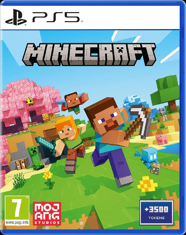 Minecraft PlayStation 5 Physical Edition with 3,500 Tokens