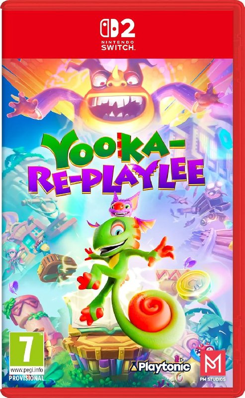 Yooka-Replaylee Nintendo Switch 2 Game Physical Edition with Map and Stickers