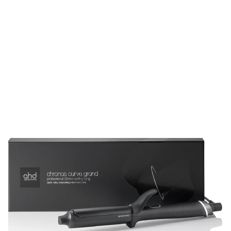 ghd Chronos Curve Grand Tong 32mm Hair Curler with Styling Glove