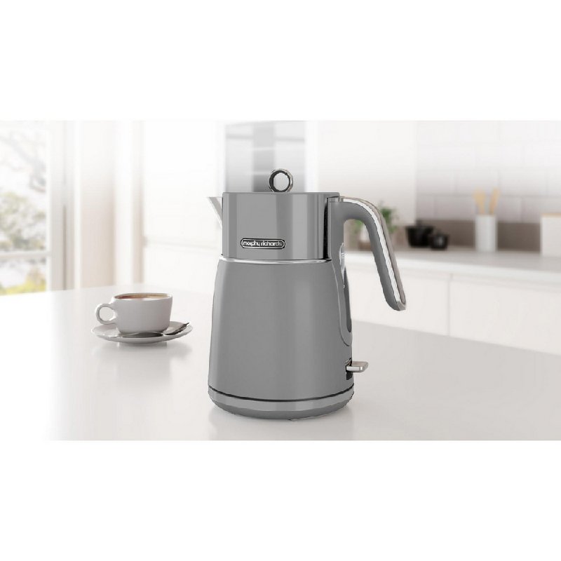 Morphy Richards 100705 Signature Matt Jug Kettle, 1.5 Litre Capacity, Grey