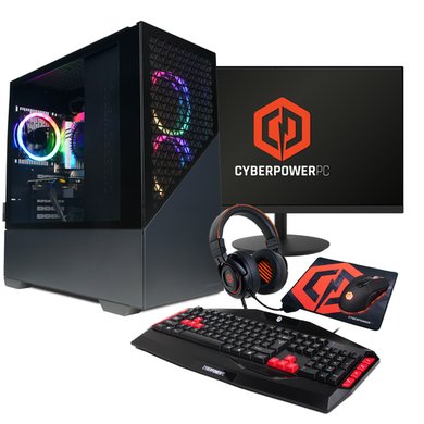 CyberPowerPC Amethyst Intel Core i5-12400F RTX 4060 16GB RAM 1TB SSD + 23.8" Monitor